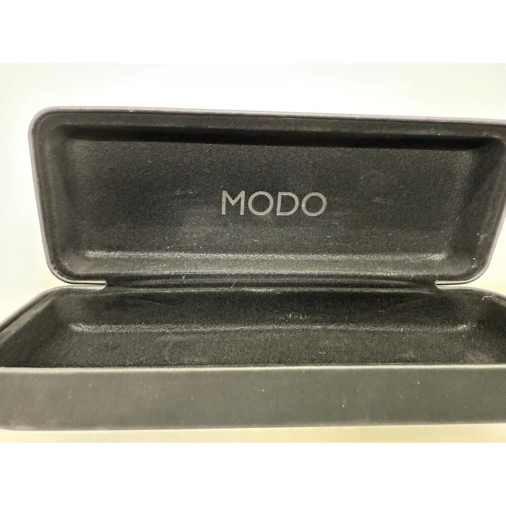 MODO Black Eyeglasses Sunglasses Clamshell 6